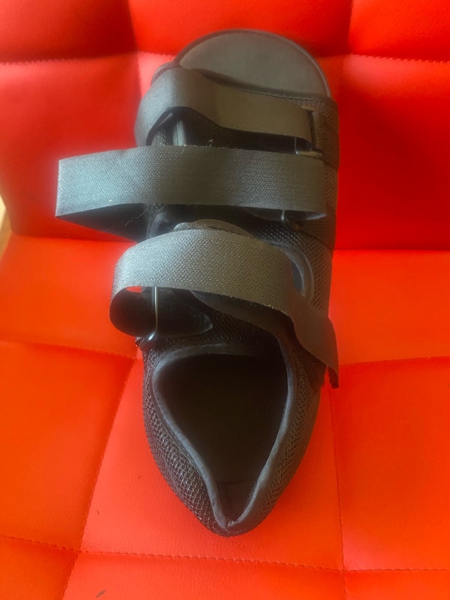Black Medical Walking Boot - Size L