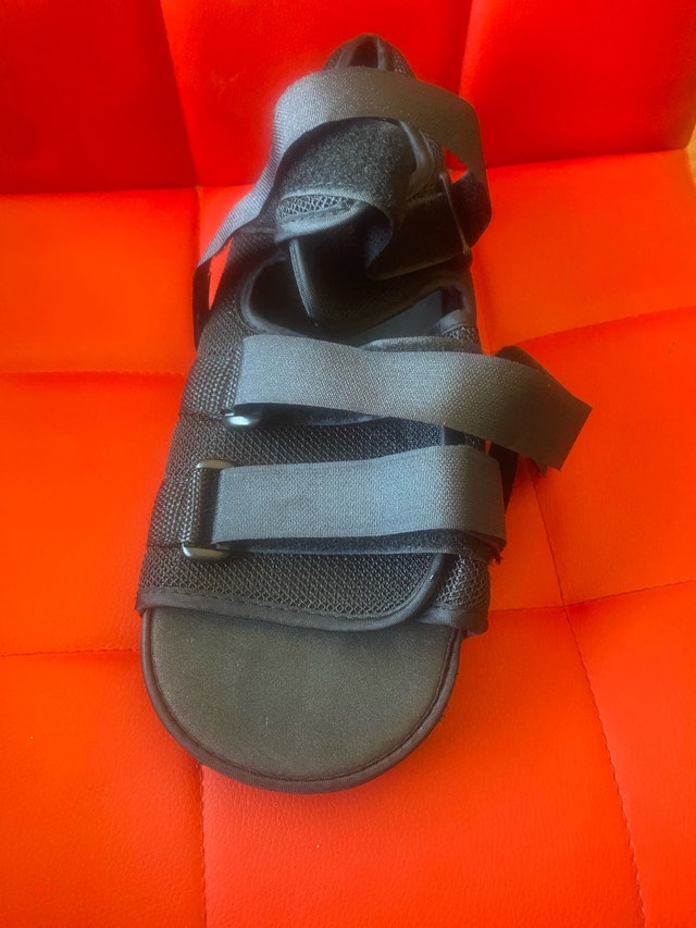 Black Medical Walking Boot - Size L - photo 2