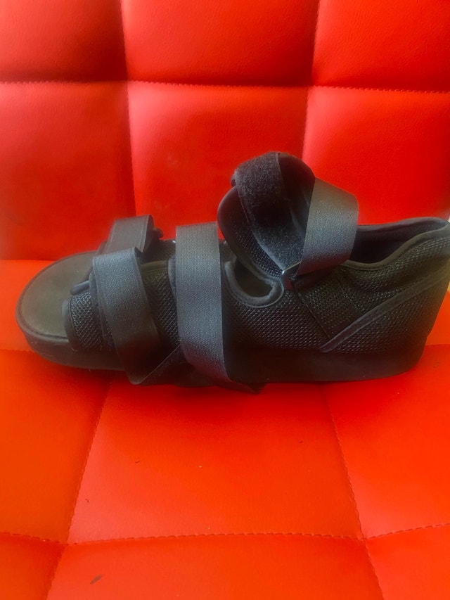 Black Medical Walking Boot - Size L - photo 3