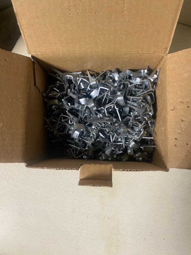 Iberville S-1 Steel Electrical cable staple (Pack of 500 units)