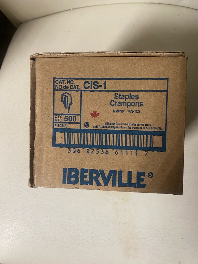 Iberville S-1 Steel Electrical cable staple (Pack of 500 units) - photo 5