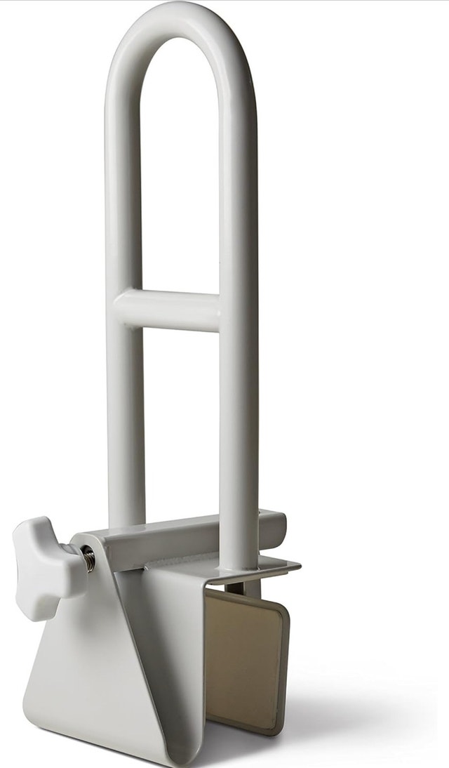 Adjustable Tub Grab Bar - White - photo 2