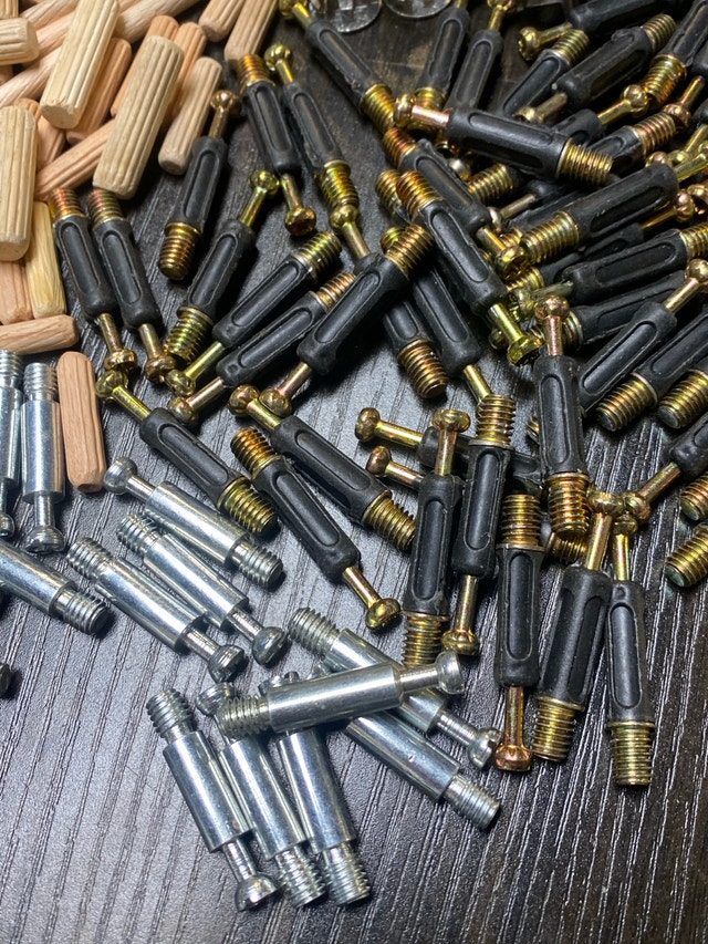 210 Pcs Furniture Connecting Hardware Cam Lock Fasteners Kit - photo 3