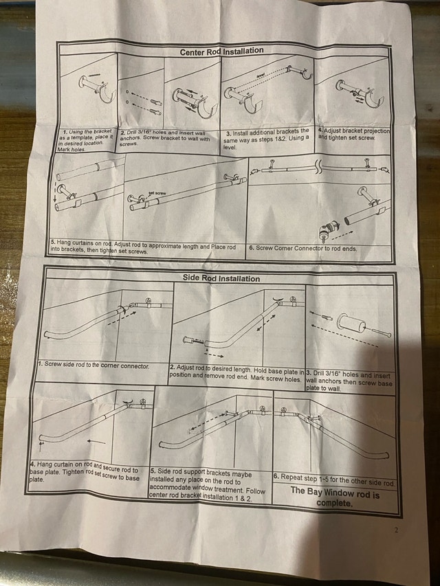 Bay Window Rod Set for 1" Rod - photo 4
