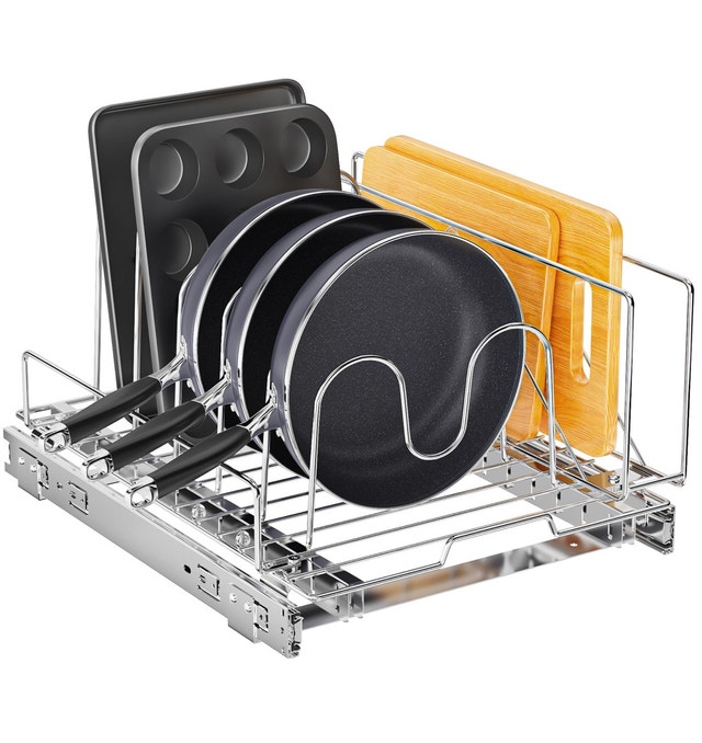 Slide Out Cutting Board, Bakeware, and Tray Organizer - photo 2
