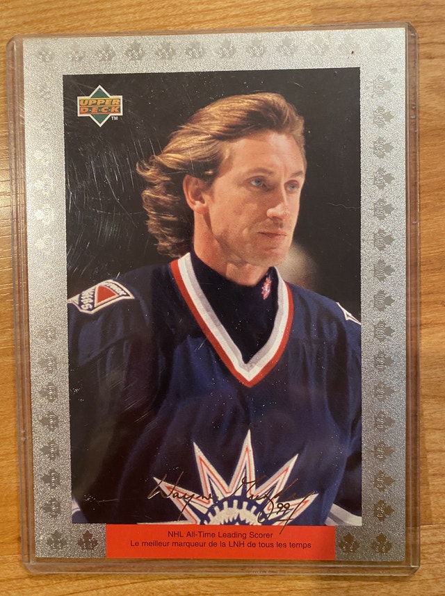 Wayne Gretzky Upper Deck Hockey Card