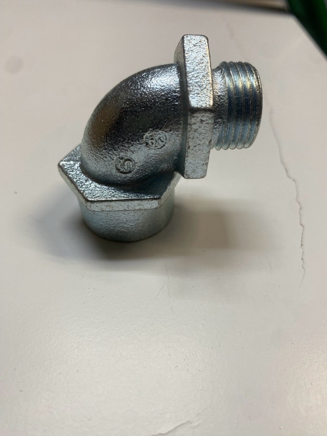 1/2" Short Elbow for Rigid Metal Conduit 25pcs - photo 3