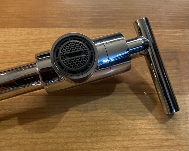 Double-Handle Wall Mounted Pot Filler Faucet - photo 5