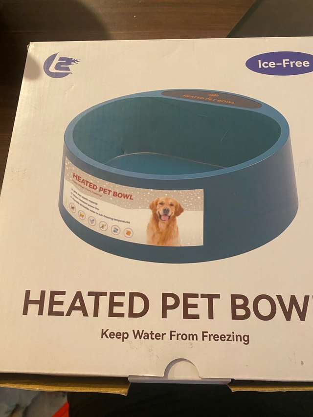 Pet Heated Pet Outdoor Bowl