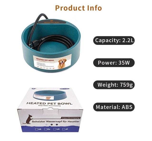 Pet Heated Pet Outdoor Bowl - photo 5