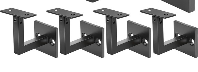 Adjustable Swivel Handrail Brackets for Staircase set of 4 - photo 5