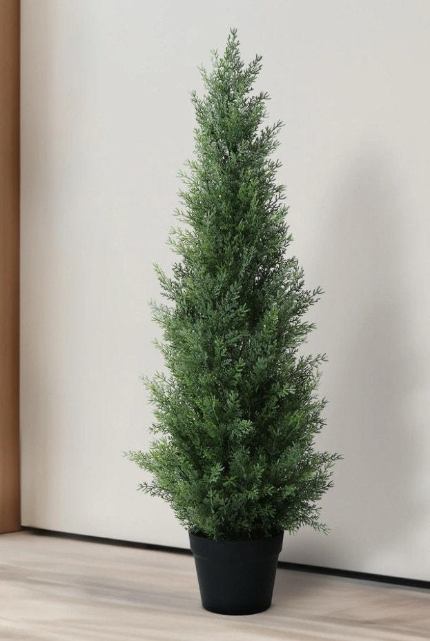3 FT Artificial Cedar Topiary Trees - photo 4