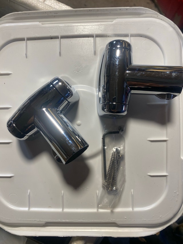 2 Pack Shower Curtain Rod Brackets