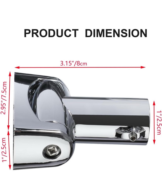 2 Pack Shower Curtain Rod Brackets - photo 5
