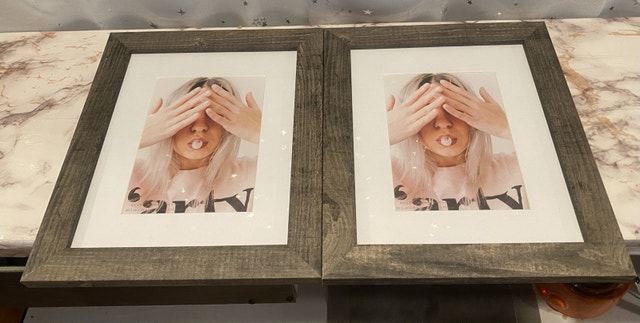 Rustic Wooden Dark Brown Photo Frame