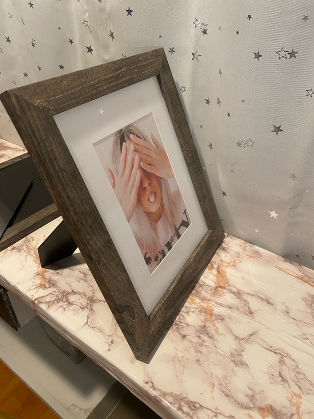 Rustic Wooden Dark Brown Photo Frame - photo 2