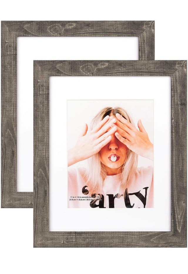 Rustic Wooden Dark Brown Photo Frame - photo 5
