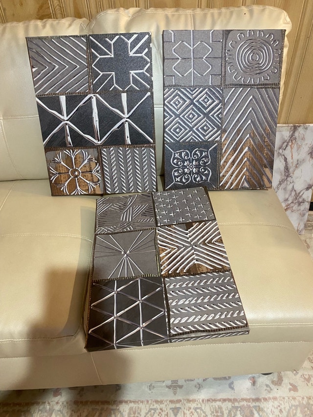 Set of 3 Canvas Wall Art