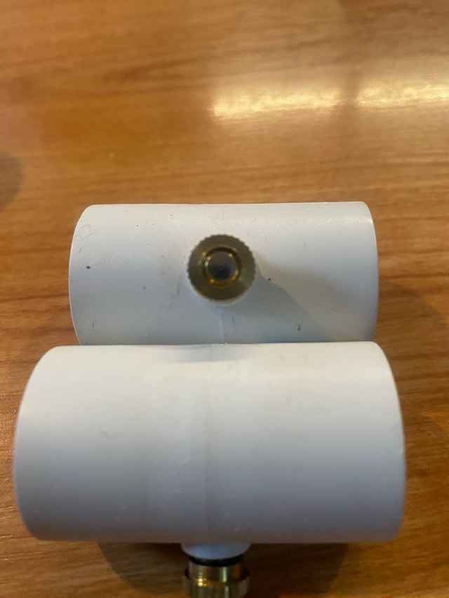 10pcs 1/2" PVC Coupling with Brass Mist Nozzle - photo 2