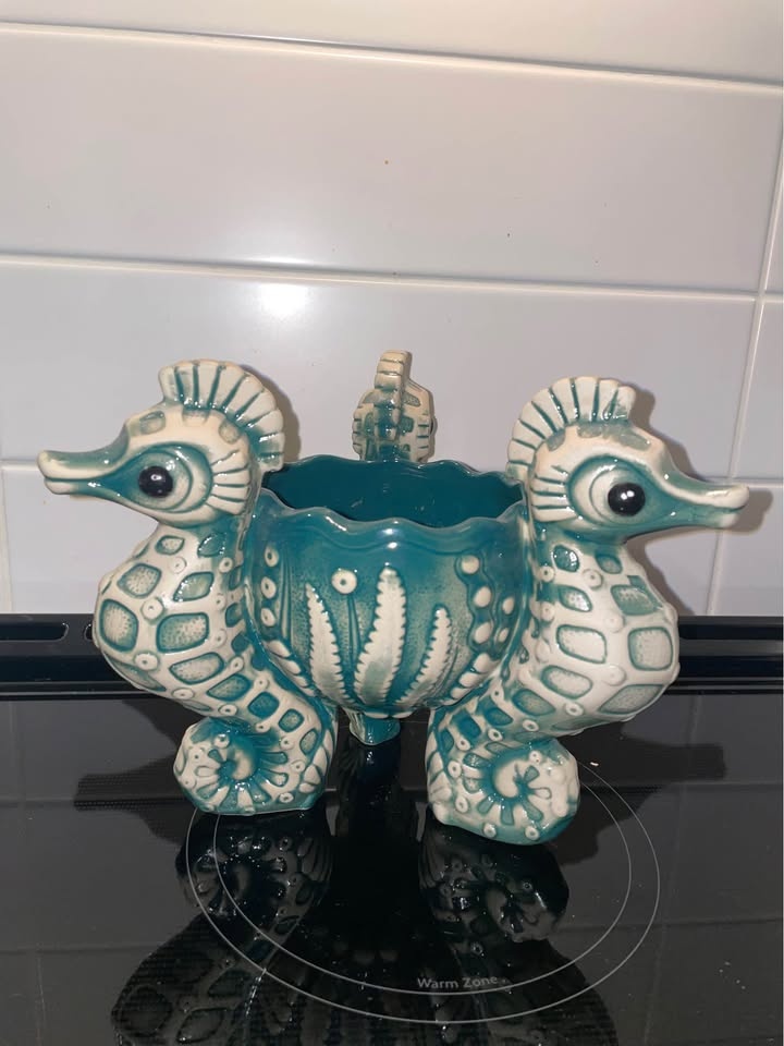 TIKI Bar Decor Set – Seahorse + Scorpion Bowls - photo 4