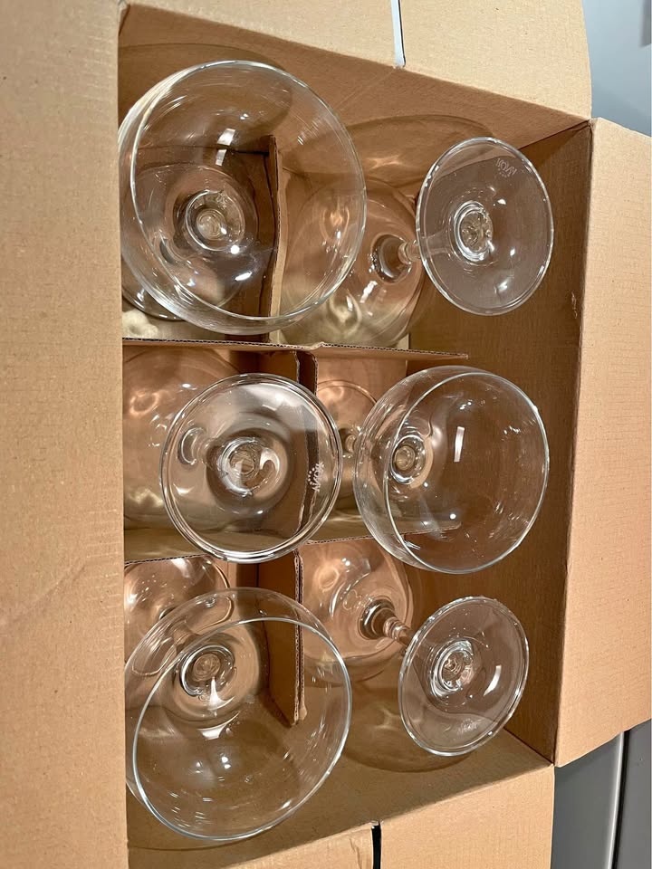 Set of 6 Martini / Coupe Glasses – New