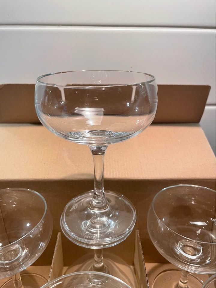 Set of 6 Martini / Coupe Glasses – New - photo 4