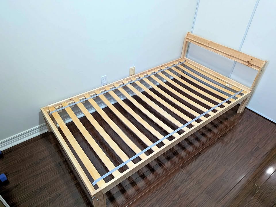 IKEA Twin Bed Set - NEIDEN Frame & ÅGOTNES Mattress