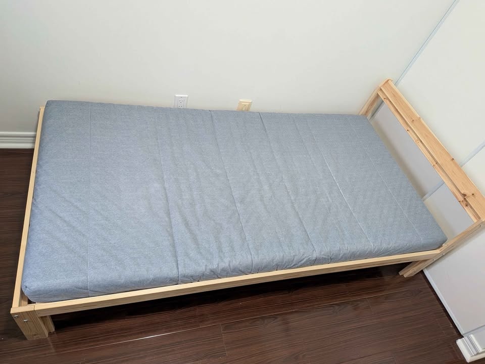 IKEA Twin Bed Set - NEIDEN Frame & ÅGOTNES Mattress - photo 4