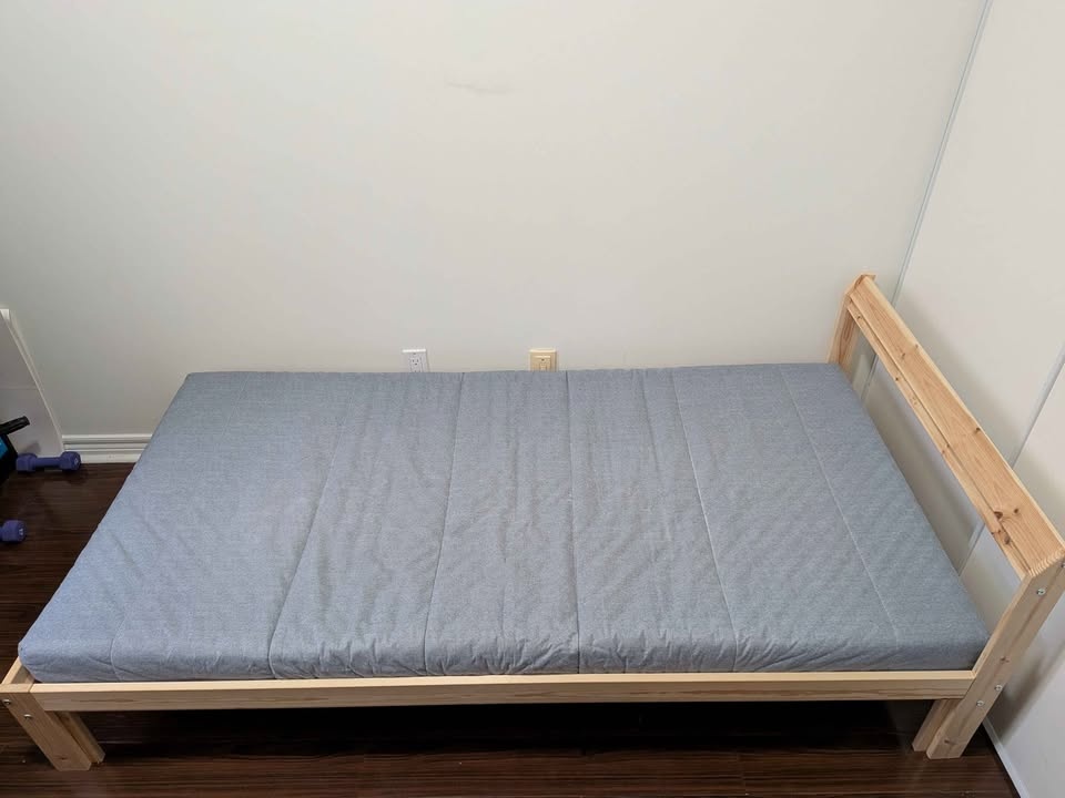 IKEA Twin Bed Set - NEIDEN Frame & ÅGOTNES Mattress - photo 5