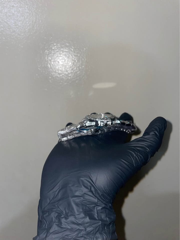 PATËK STYLE ICED OUT WATCH - photo 2