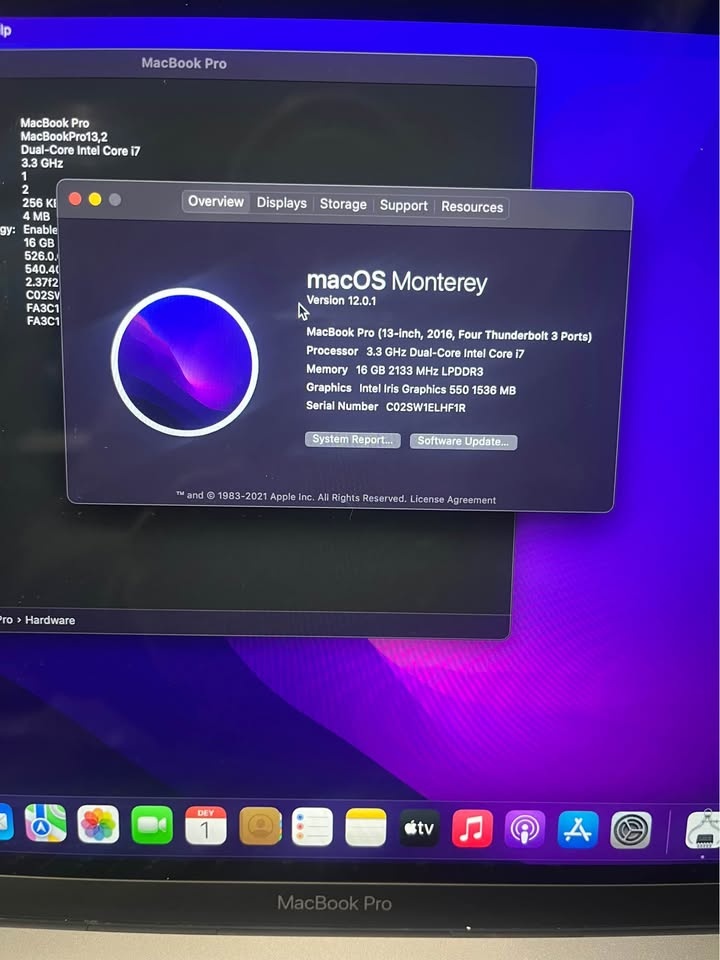 3.3Ghz i7 16GB 512SD - MacBook Pro 13” Touchbar - photo 4