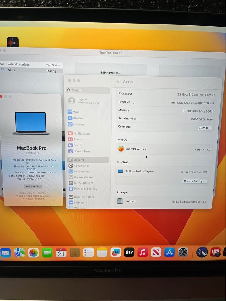32GB 1TB Core i9 - 16” MacBook Pro - photo 3