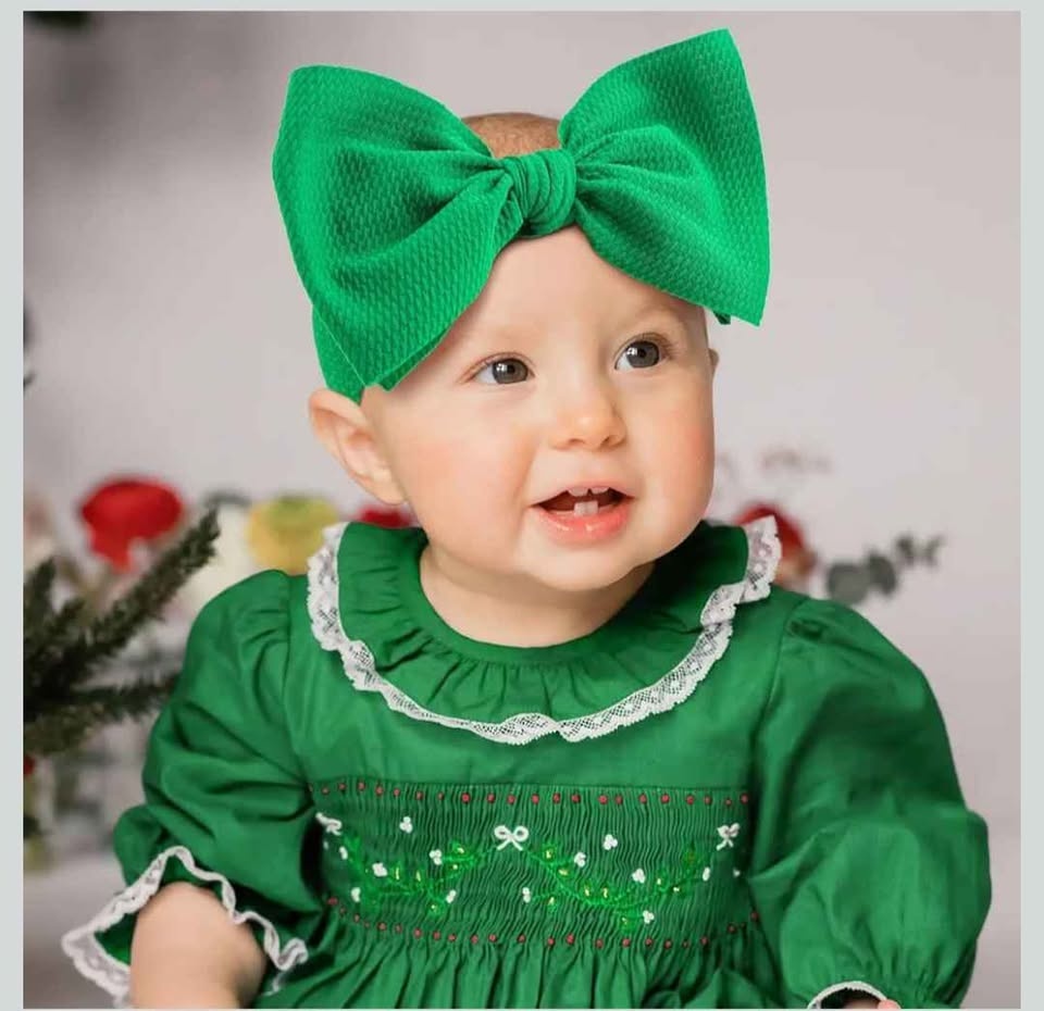 Christmas Tree Baby Bows - photo 2
