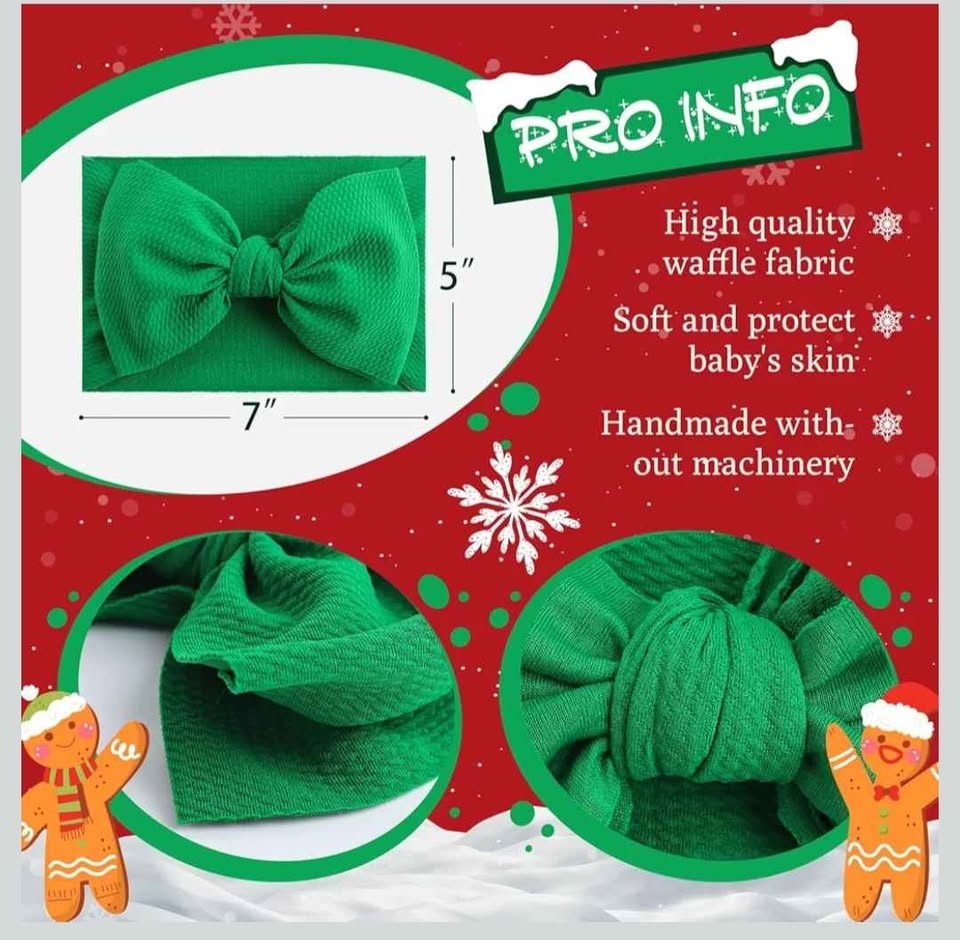 Christmas Tree Baby Bows - photo 4