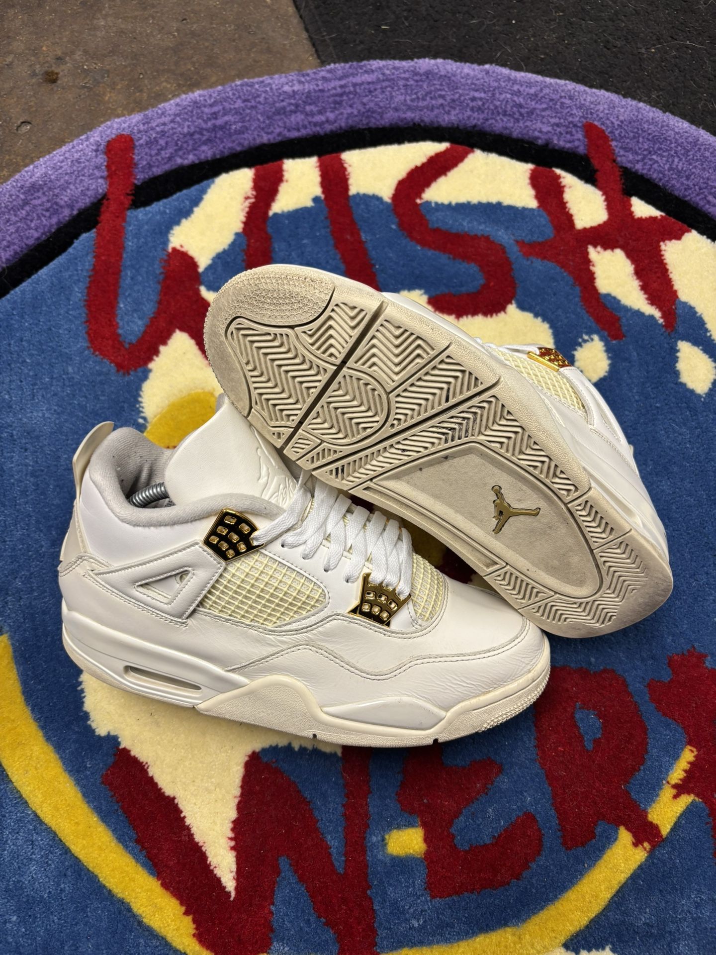 Air Jordan 4 Gold Metallic