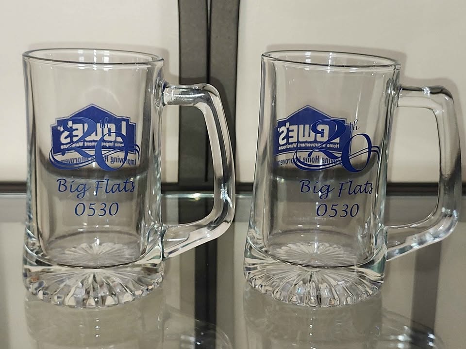 LOWE'S HOME IMPROVEMENT clear glass beer mugs - photo 4