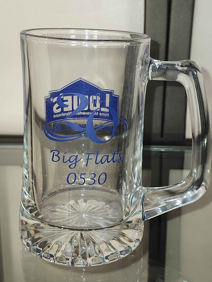 LOWE'S HOME IMPROVEMENT clear glass beer mugs - photo 5