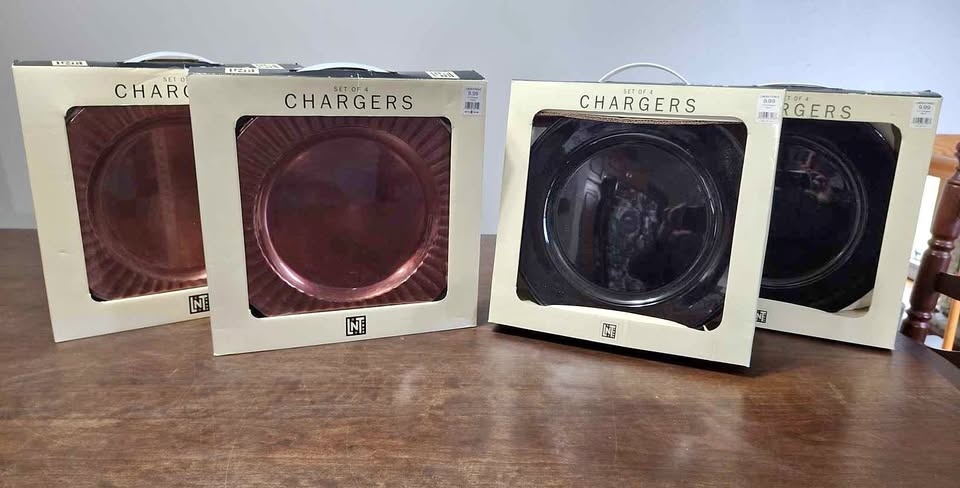 Charger plates by Linens -n- Things