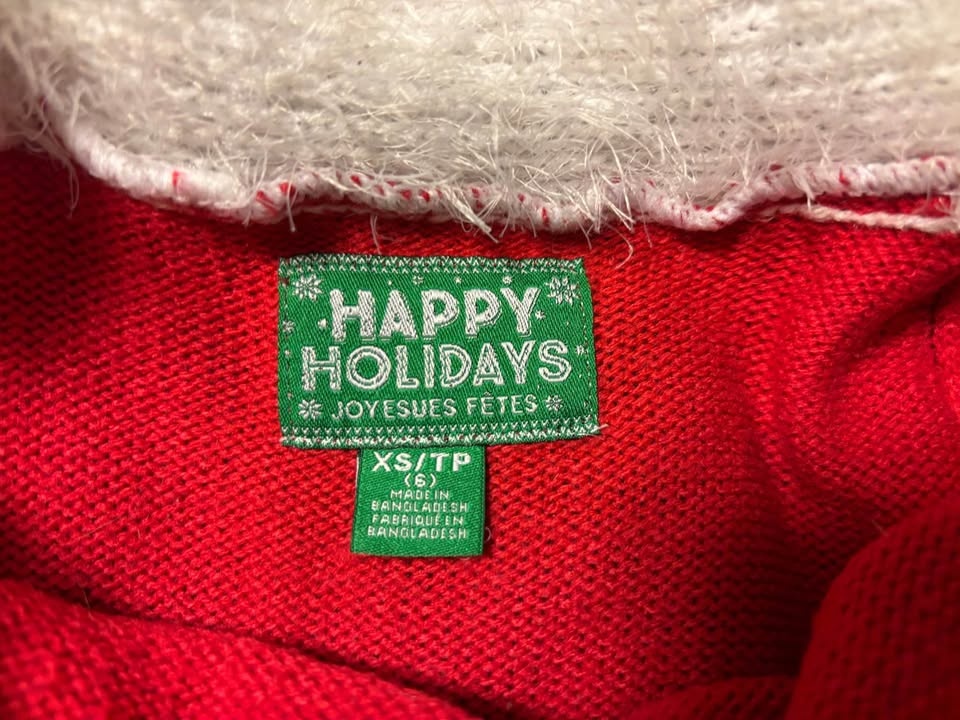 Child size xs (6) Christmas dress - photo 4
