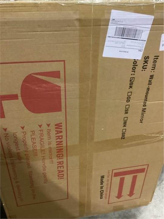 NIMURY RECTANGLE MIRROR, 20"X28", BLACK - photo 3