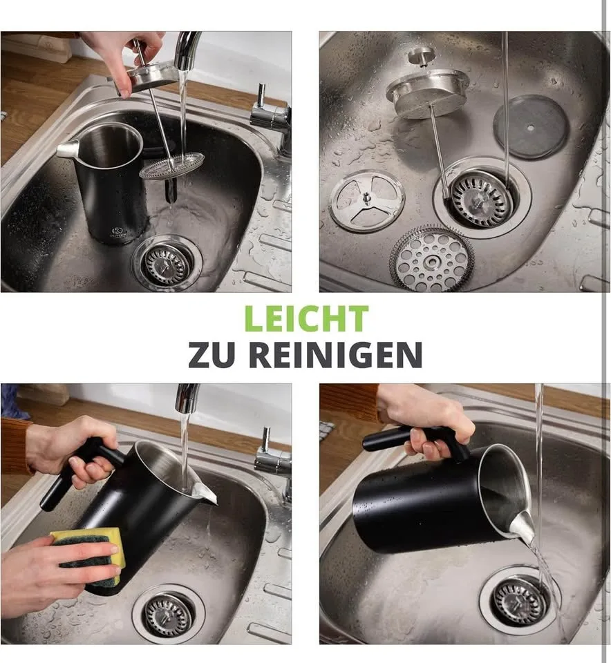 Brand New - 1 Litre French Press Coffee Maker image indicator(3)