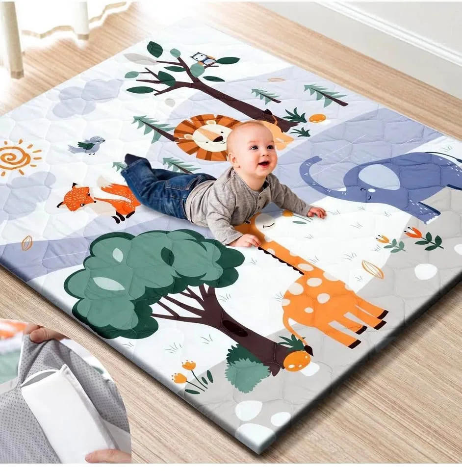 Premium Foam Baby Play Mat 50x50 thumbnail