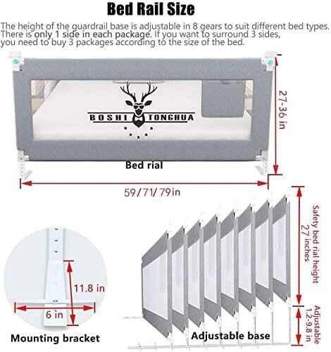 Bed Rail for Toddler Beds 190cm (1 Pack) - photo 2