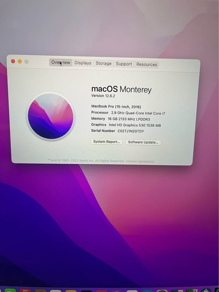 16GB 1TB 120 cycles - MacBook Pro 15” Touchbar - photo 4