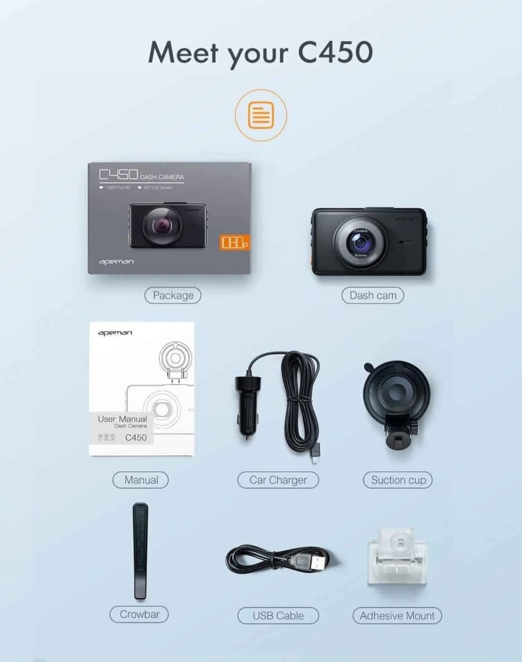 Apeman C450 Dash Camera - photo 2