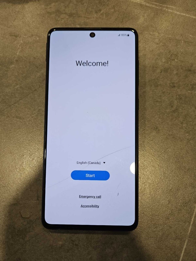 Samsung galaxy a71 phone unlocked used