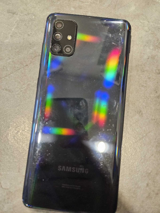 Samsung galaxy a71 phone unlocked used - photo 2