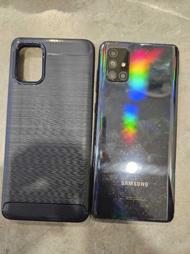 Samsung galaxy a71 phone unlocked used - photo 3