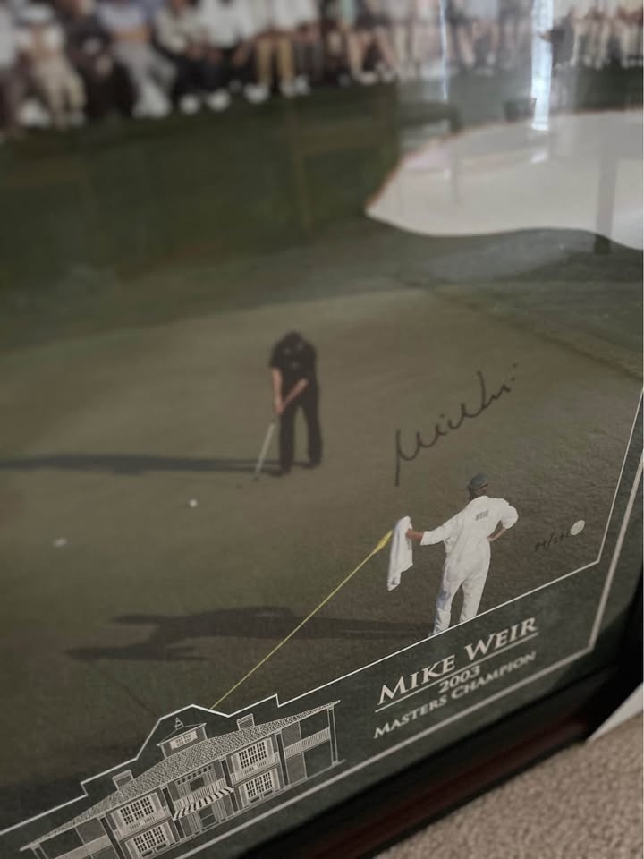 Mike Weir 2003 Masters Champion Signed Framed Photo - photo 4