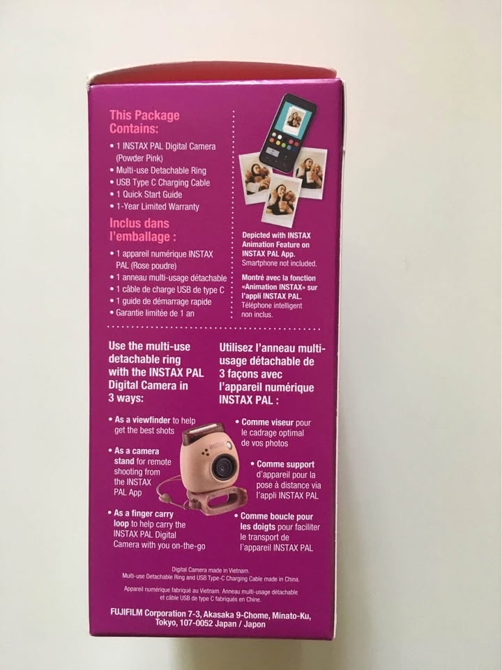 Brand New instax Pal Digital Camera - Powder Pink - Markham - photo 5
